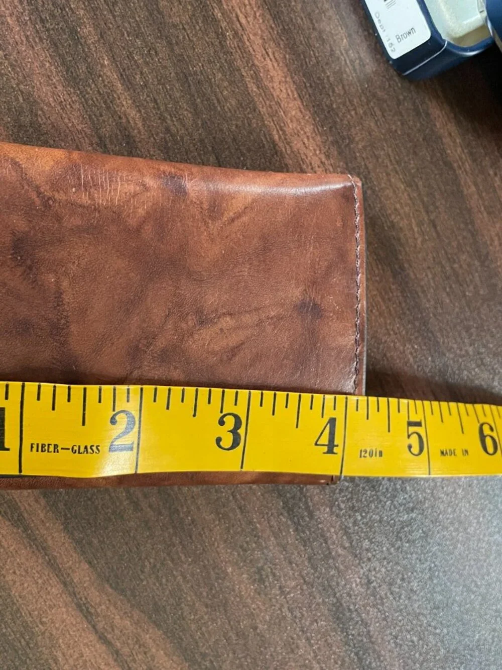 NWT Croft & Barrow Genuine Leather Flip Trifold Wallet — Brown